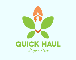 Nature Yoga Meditation logo design