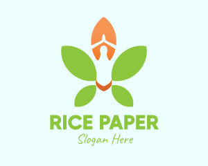 Nature Yoga Meditation logo design