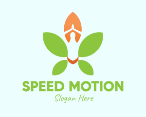 Nature Yoga Meditation logo design