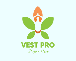 Nature Yoga Meditation logo design