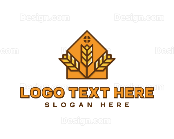 Farm Flour Agriculture Logo