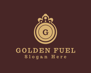 Golden Royal Crown logo design