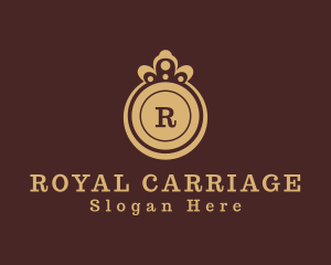 Golden Royal Crown logo design