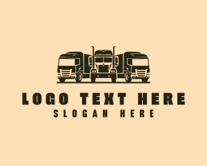 Freight Trucking Vehicle  logo