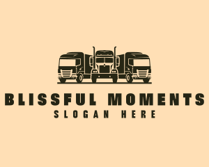 Freight Trucking Vehicle  Logo