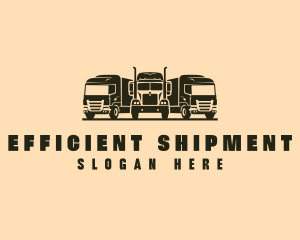 Freight Trucking Vehicle  logo design