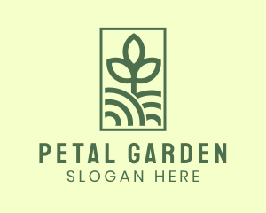 Farm Plant Landscape logo design