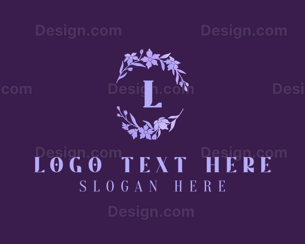 Elegant Floral Boutique Logo