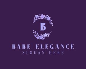 Elegant Floral Boutique logo design