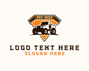 Jeep Car Racing Vehicle logo