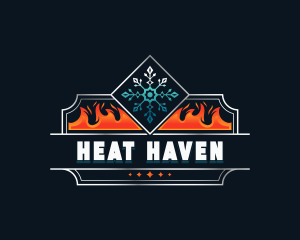 HVAC Hot Cooling logo