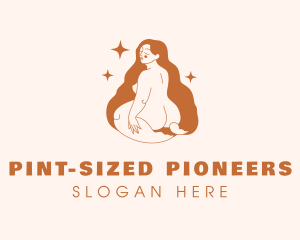 Plus Size Sexy Woman logo design