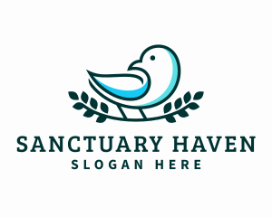 Bird Wildlife Sanctuary logo design