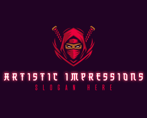 Ninja Assassin Warrior logo design