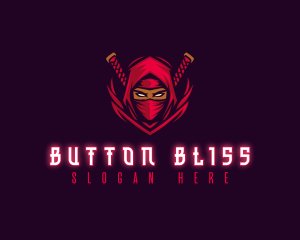 Ninja Assassin Warrior logo design