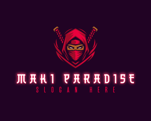 Ninja Assassin Warrior logo design