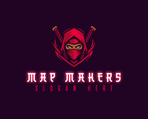 Ninja Assassin Warrior logo design