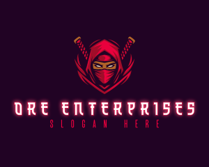 Ninja Assassin Warrior logo design