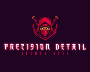 Ninja Assassin Warrior logo design