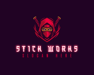 Ninja Assassin Warrior logo design