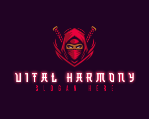 Ninja Assassin Warrior logo design