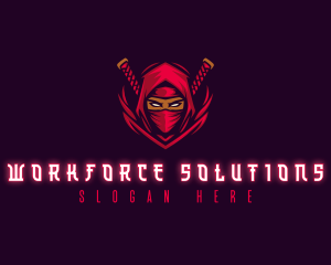 Ninja Assassin Warrior logo design