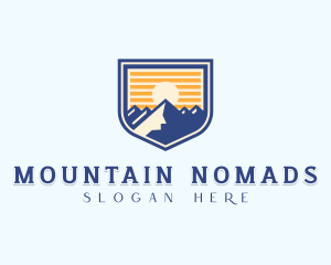 Mountain Summit Hiker logo design