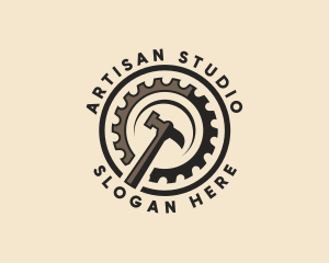 Hammer Saw Blade Workshop logo design