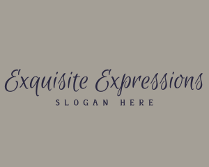 Deluxe Script Calligraphy logo