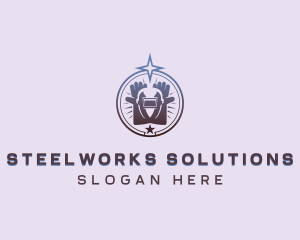 Welder Ironworks Fabrication logo design