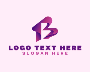 Creative Brand Letter B logo