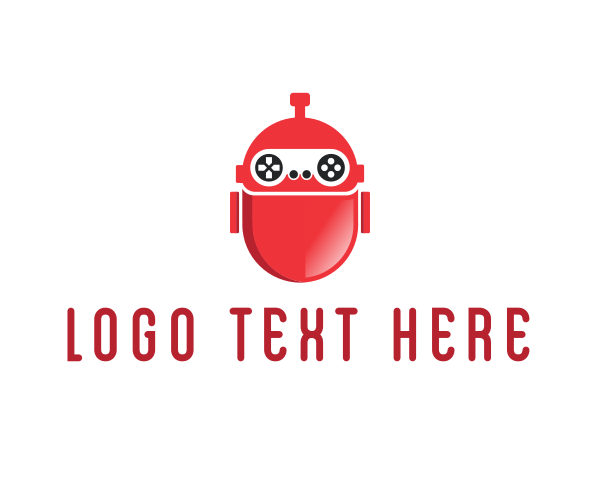 Red Robot logo example 4