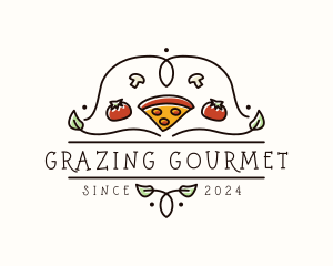 Pizza Restaurant Pizzeria logo design