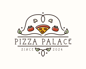 Pizza Restaurant Pizzeria logo design