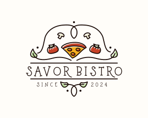 Pizza Restaurant Pizzeria logo design