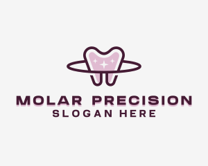 Tooth Molar Orthodontist logo design