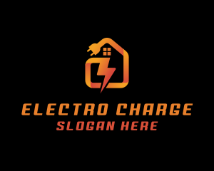 House Lightning Plug logo design