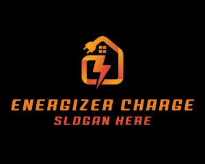 House Lightning Plug logo design