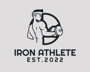 Strong Bicep Exercise  logo design