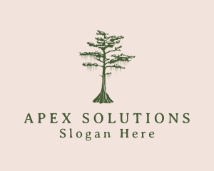 Green Willow Tree Forest logo design