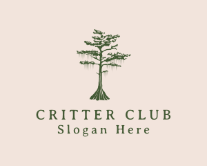 Green Willow Tree Forest logo design