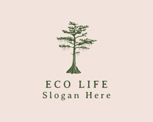 Green Willow Tree Forest logo design