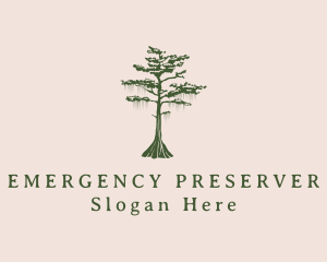 Green Willow Tree Forest logo design