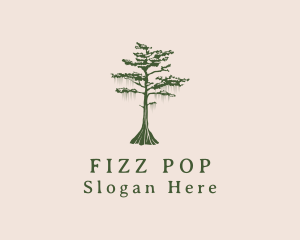 Green Willow Tree Forest logo design