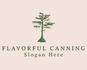 Green Willow Tree Forest logo design