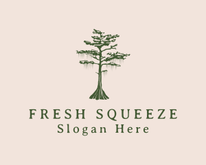 Green Willow Tree Forest logo design