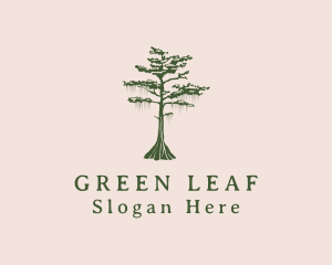 Green Willow Tree Forest logo design