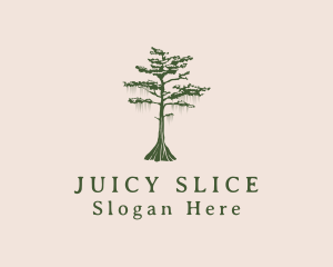 Green Willow Tree Forest logo design