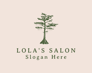 Green Willow Tree Forest logo design