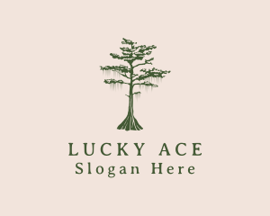 Green Willow Tree Forest logo design